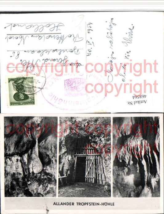 468564,Allander Tropfsteinhöhle b. Alland Mehrbildkarte