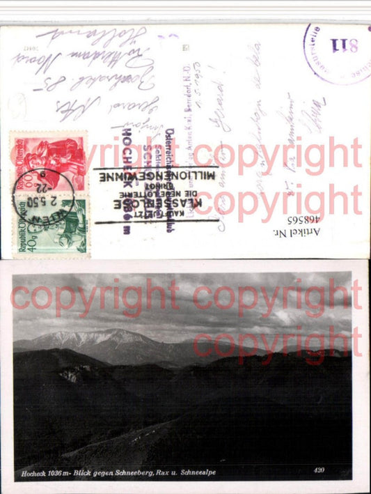 468565,Hocheck b. Furth an d. Triesting geg. Schneeberg Rax Bergkulisse
