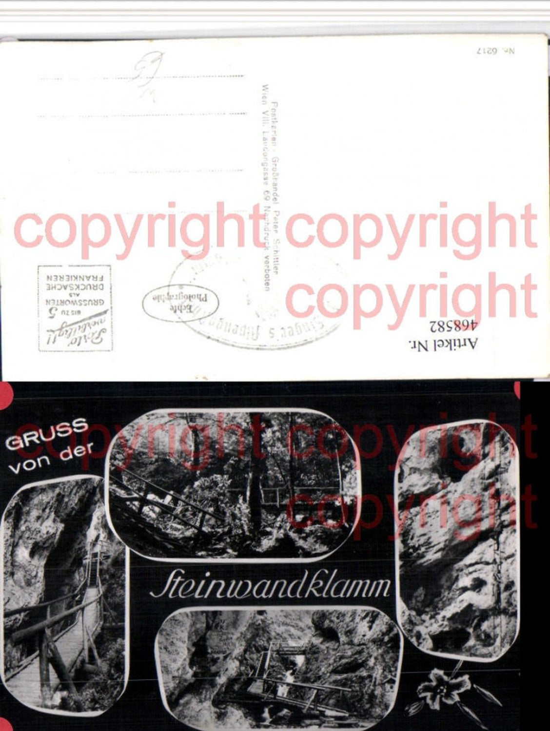 468582,Steinwandklamm Klamm b. Weissenbach an d. Triesting Mehrbildkarte