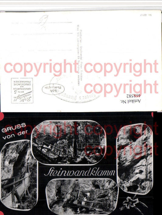 468582,Steinwandklamm Klamm b. Weissenbach an d. Triesting Mehrbildkarte