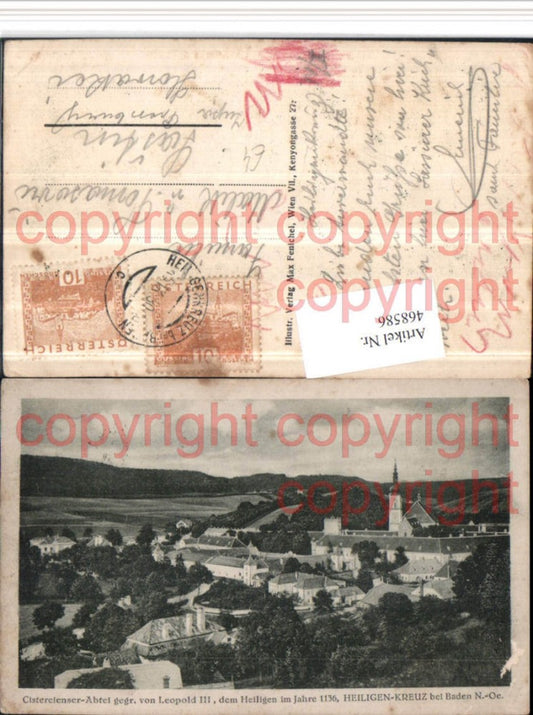 468586,Heiligenkreuz b. Baden Totale m. Stift