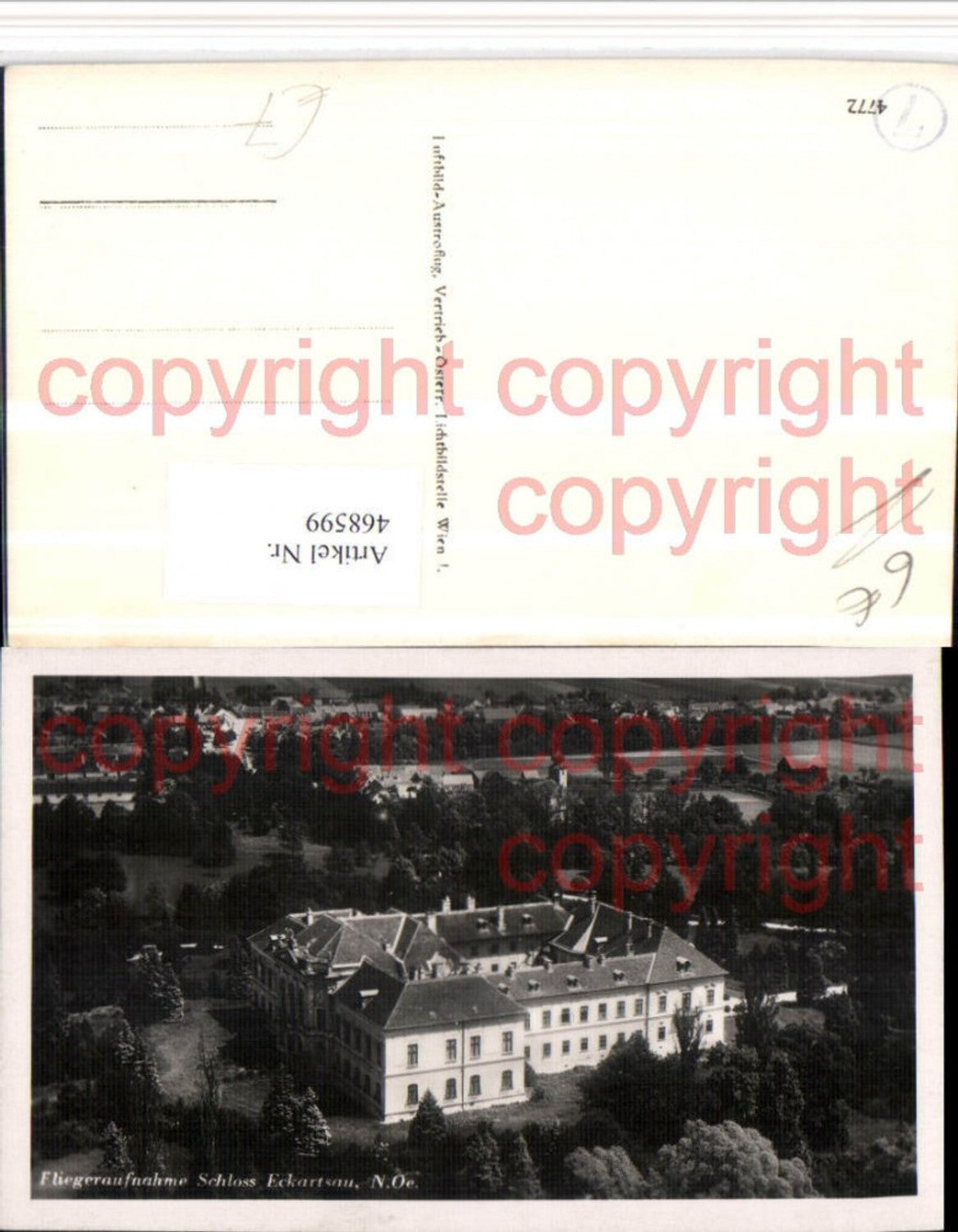 468599,Schloss Eckartsau Fliegeraufnahme