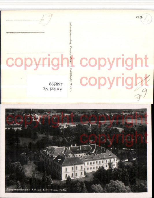 468599,Schloss Eckartsau Fliegeraufnahme