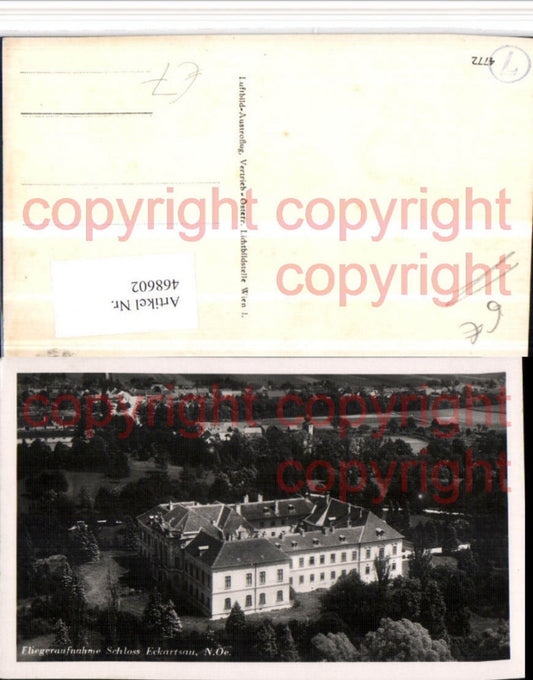 468602,Schloss Eckartsau Fliegeraufnahme