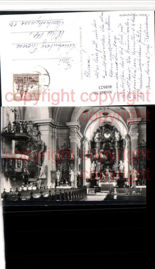 468623,Ravelsbach Kirche Innenansicht Kanzel