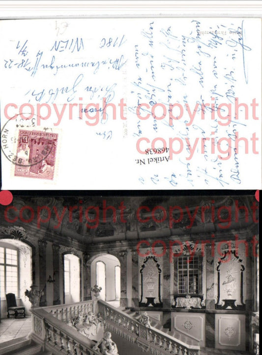 468638,Stift Altenburg Kaiserstiege Innenansicht