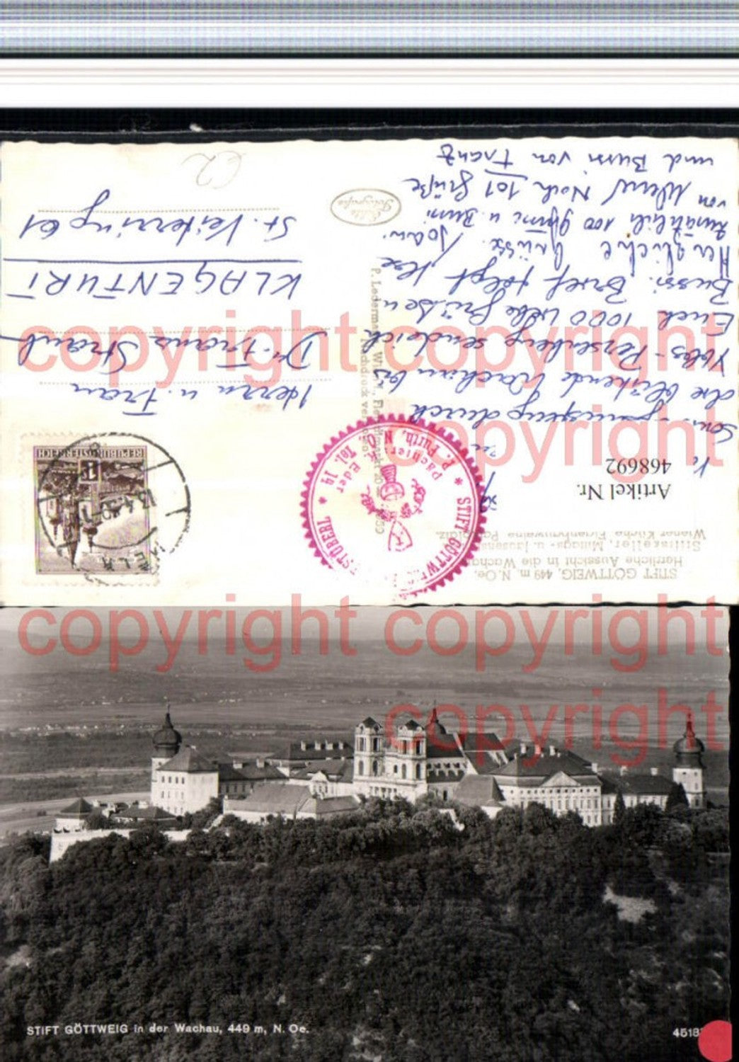 468692,Stift Göttweig in d. Wachau b. Furth