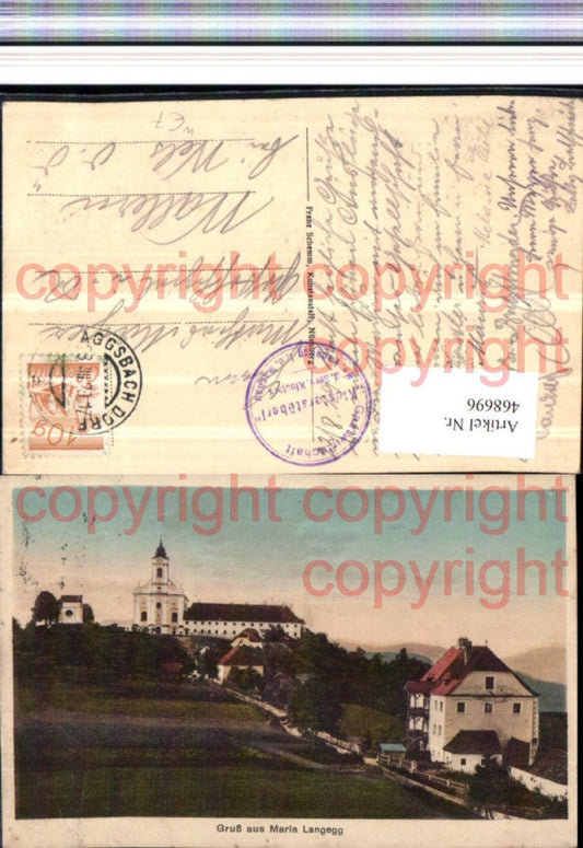 468696,Gruß aus Maria Langegg b. Bergern Kirche