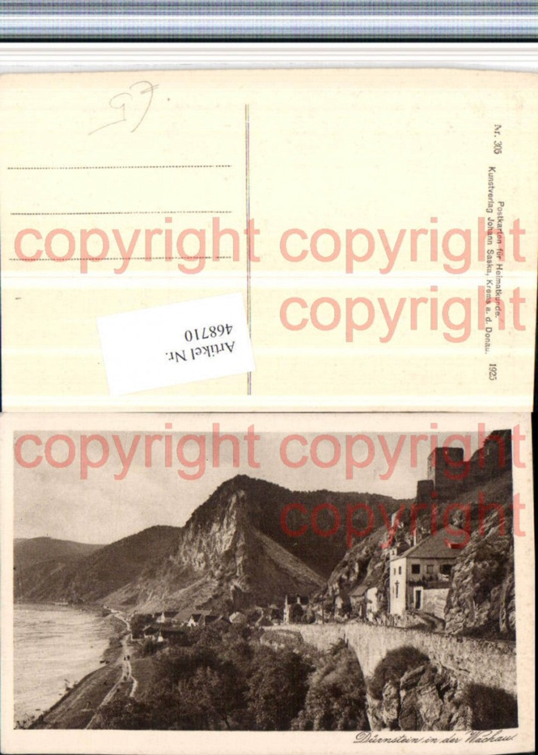 468710,Dürnstein in d. Wachau Teilansicht