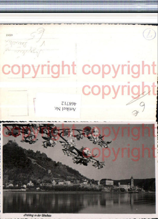 468712,Dürnstein in d. Wachau Totale m. Ruine pub Foto Zipperle Krems