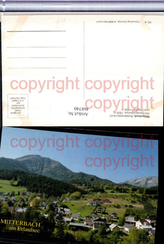 468740,Mitterbach Totale m. Gemeindealpe u. Ötscher