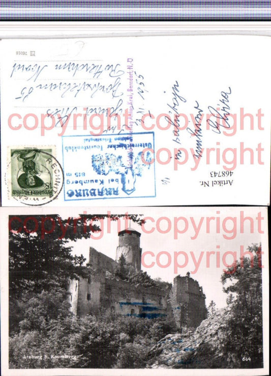 468743,Araburg b. Kaumberg Burg Ruine