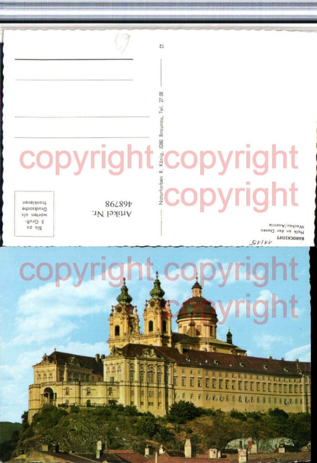 468798,Barockstift Stift Melk an d. Donau