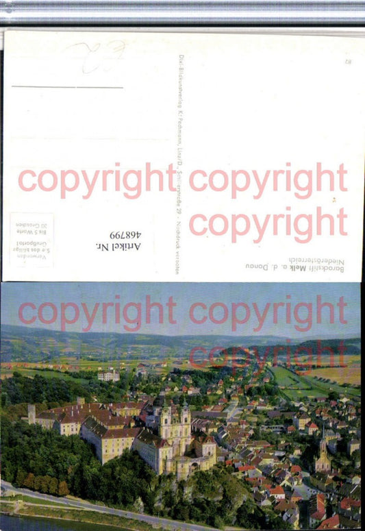 468799,Melk an d. Donau Totale m. Stift Kirche