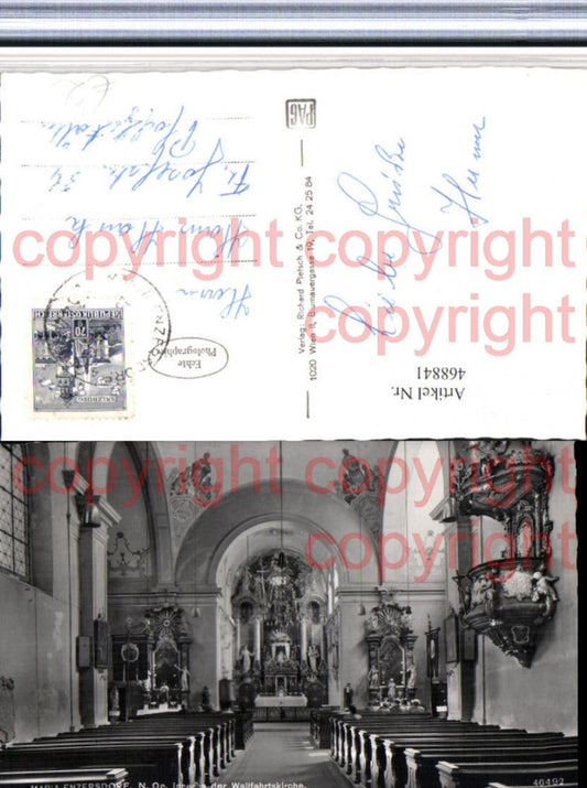 468841,Maria Enzersdorf Wallfahrtskirche Kirche Innenansicht Kanzel