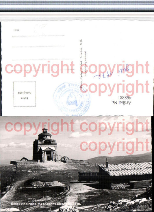 468881,Hochschneeberg b. Puchberg Elisabethkirche Kirche
