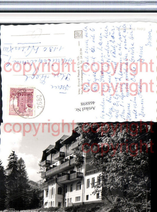 468898,Semmering Kurhaus Dr. Stühlinger