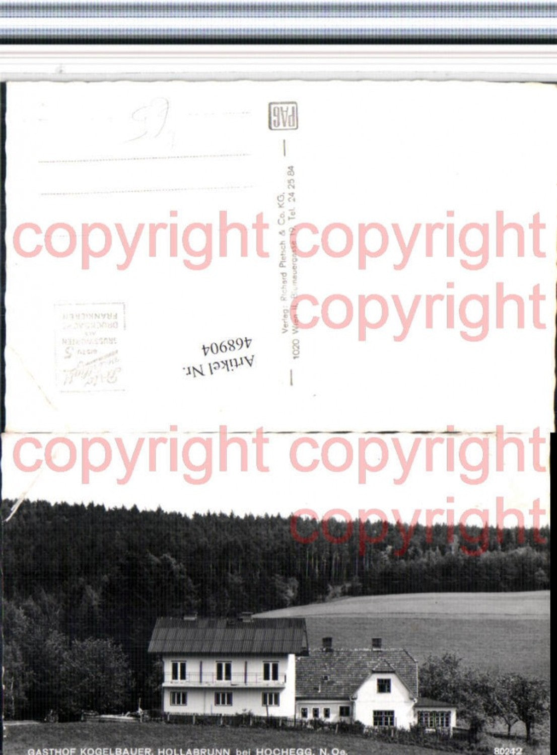 468904,Hollabrunn b. Hochegg Gasthof Kogelbauer