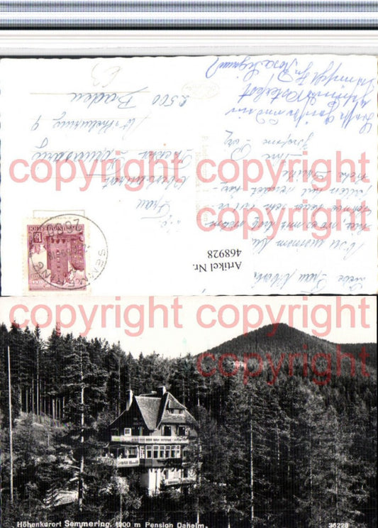 468928,Semmering Pension Daheim