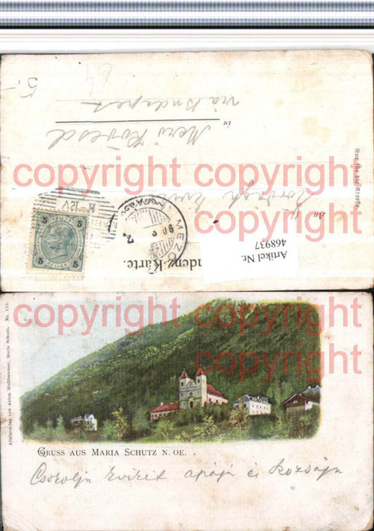 468937,Gruß aus Maria Schutz am Semmering Kirche
