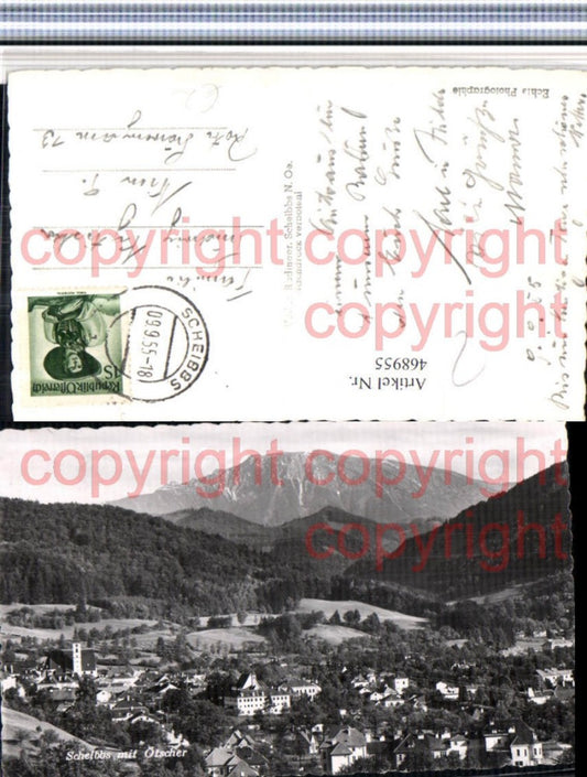 468955,Scheibbs Totale m. Ötscher Bergkulisse