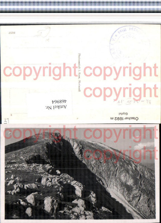 468964,Ötscher Gipfel b. Lackenhof Gaming