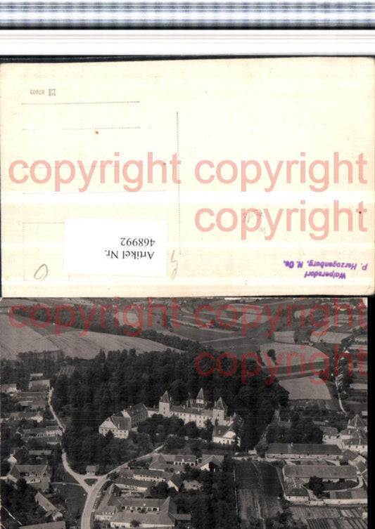 468992,Foto AK Walpersdorf b. Herzogenburg Teilansicht Schloss