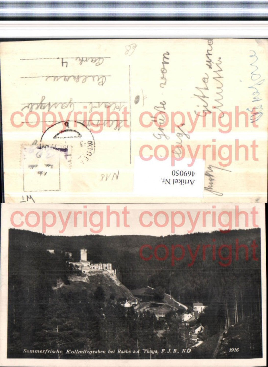 469050, Raabs an der Thaya Kollmitzgraben Ruin