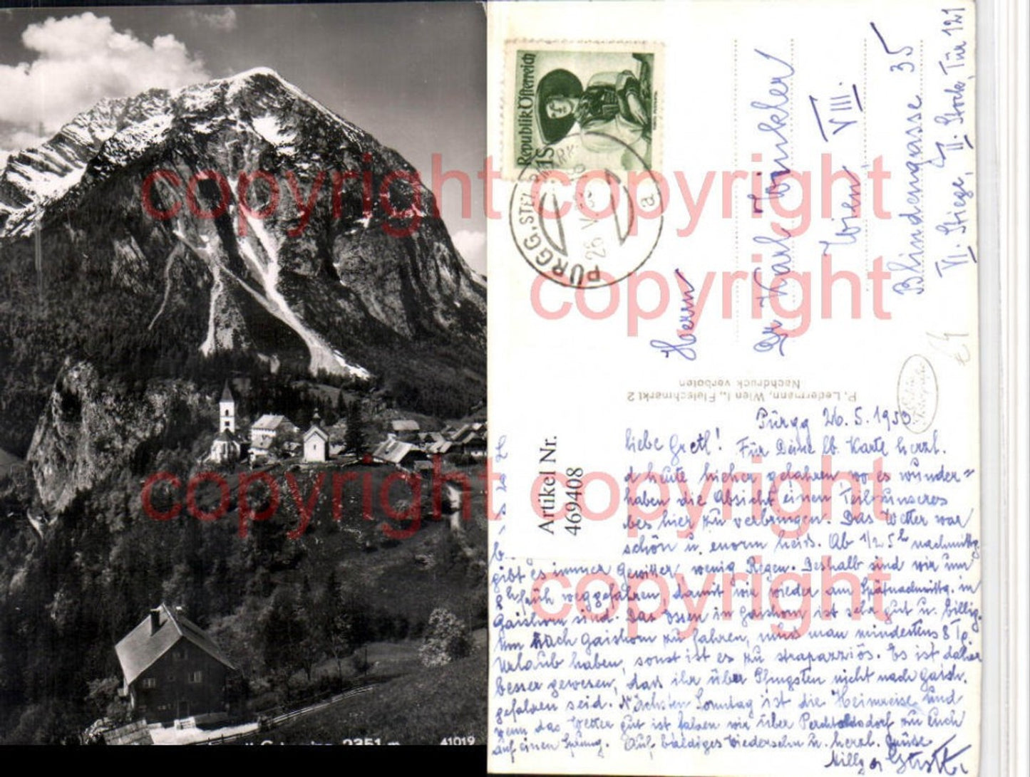 Alte Ansichtskarte – Old Postcard