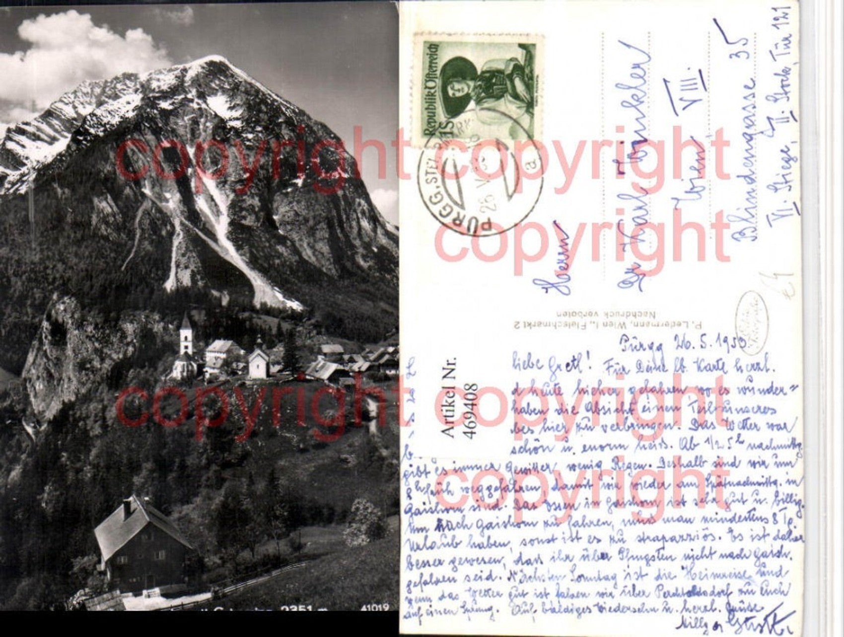 Alte Ansichtskarte – Old Postcard