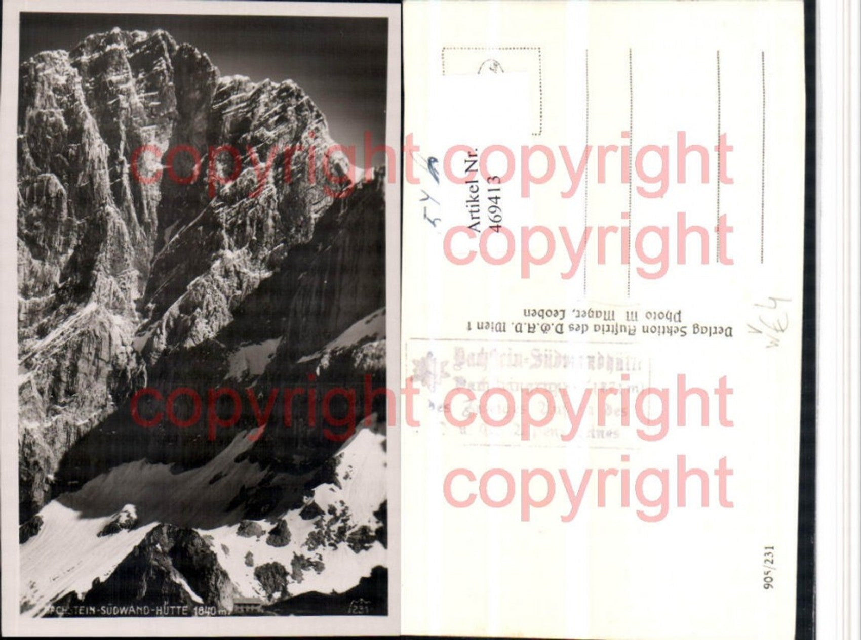 Alte Ansichtskarte – Old Postcard