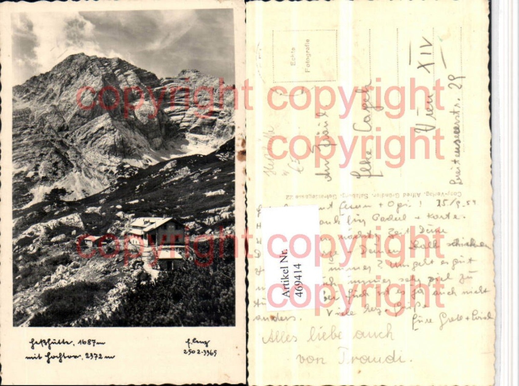 Alte Ansichtskarte – Old Postcard