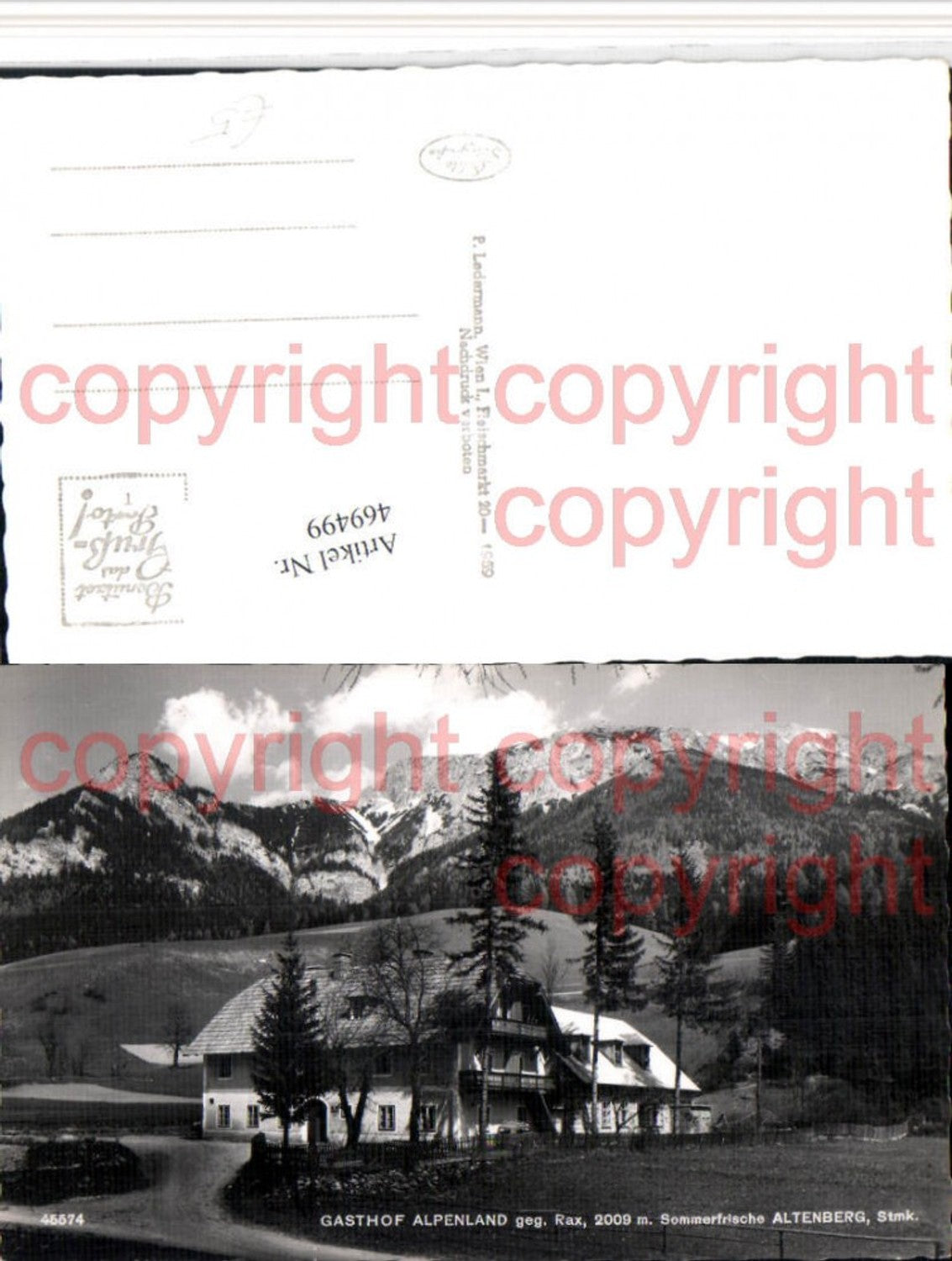 Alte Ansichtskarte – Old Postcard