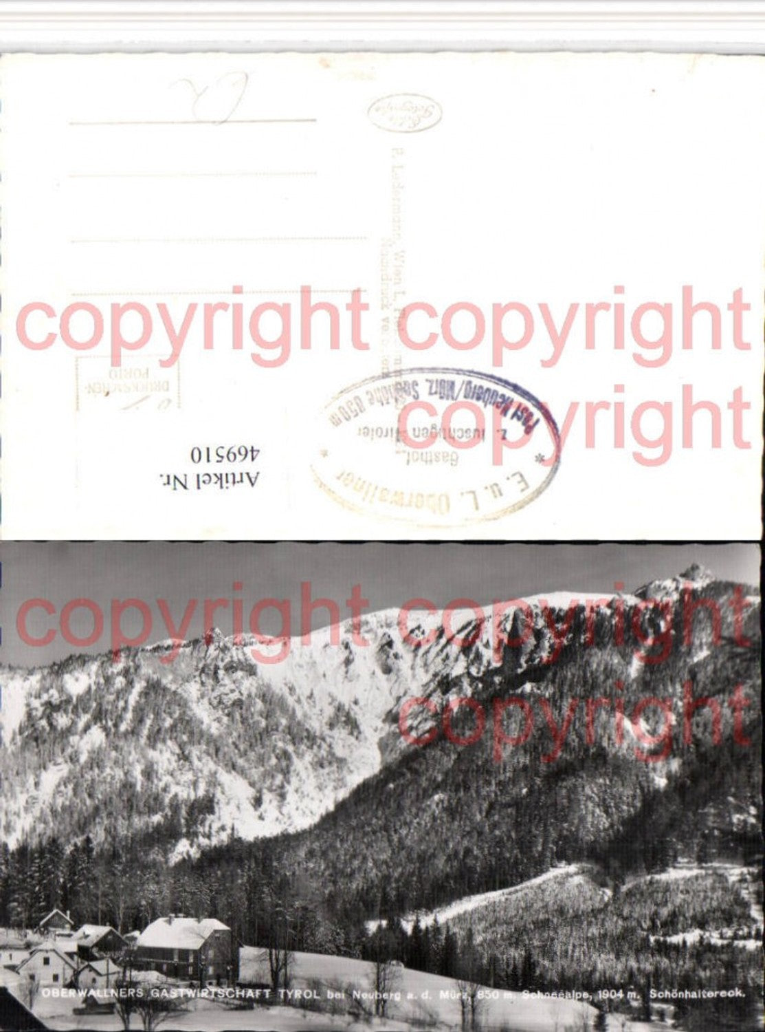 Alte Ansichtskarte – Old Postcard