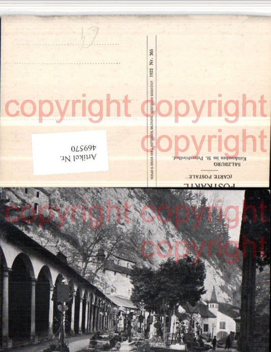 469570,Salzburg St. Peter Friedhof Katakomben