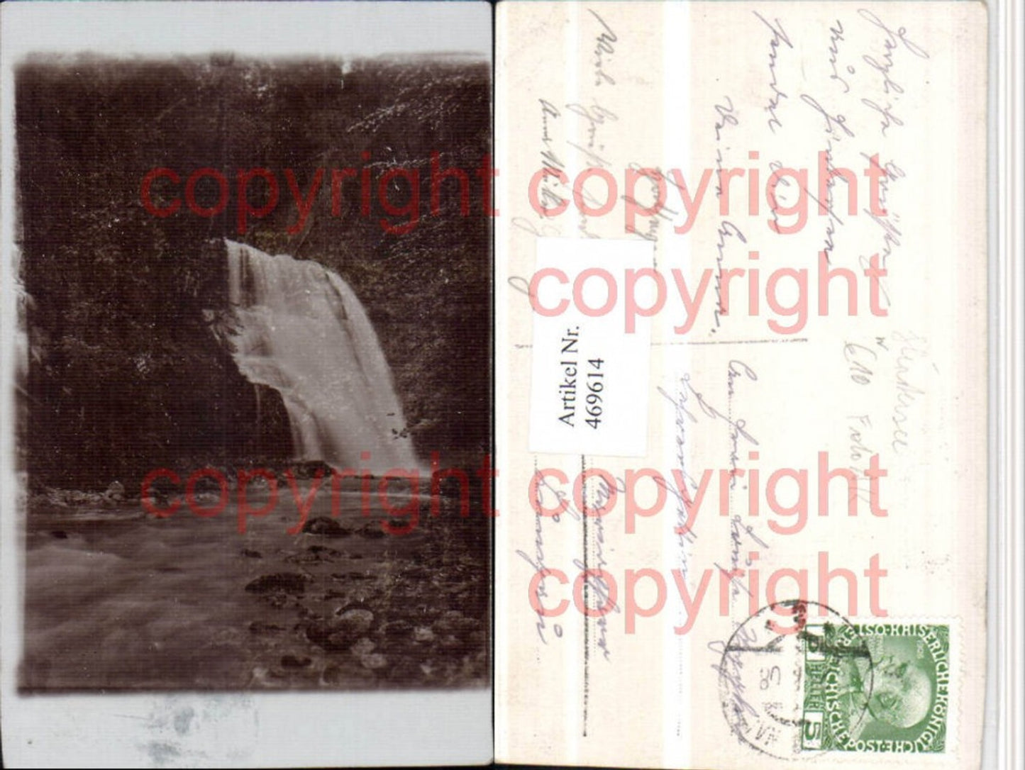 469614,Foto AK Hintersee Wasserfall