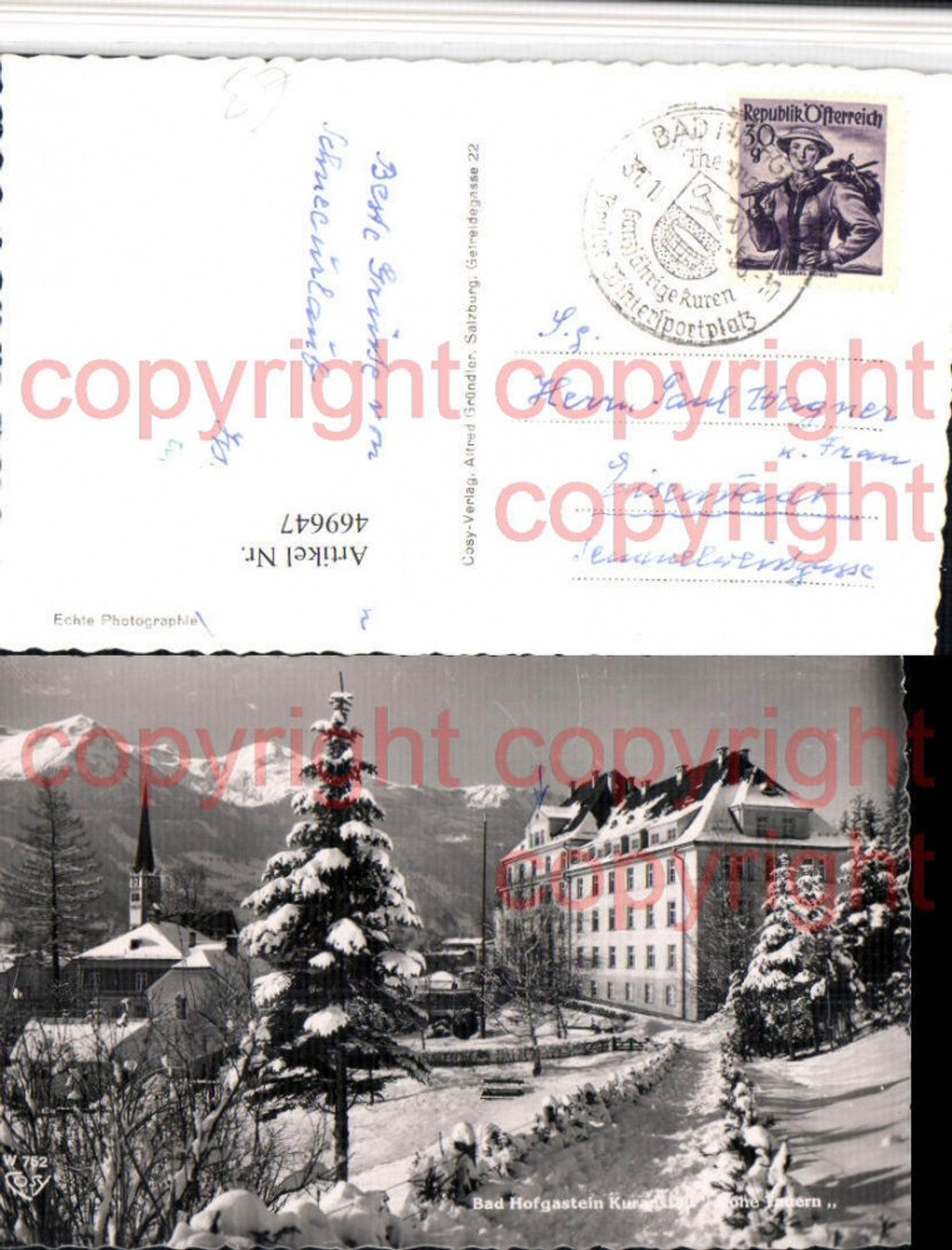Alte Ansichtskarte – Old Postcard