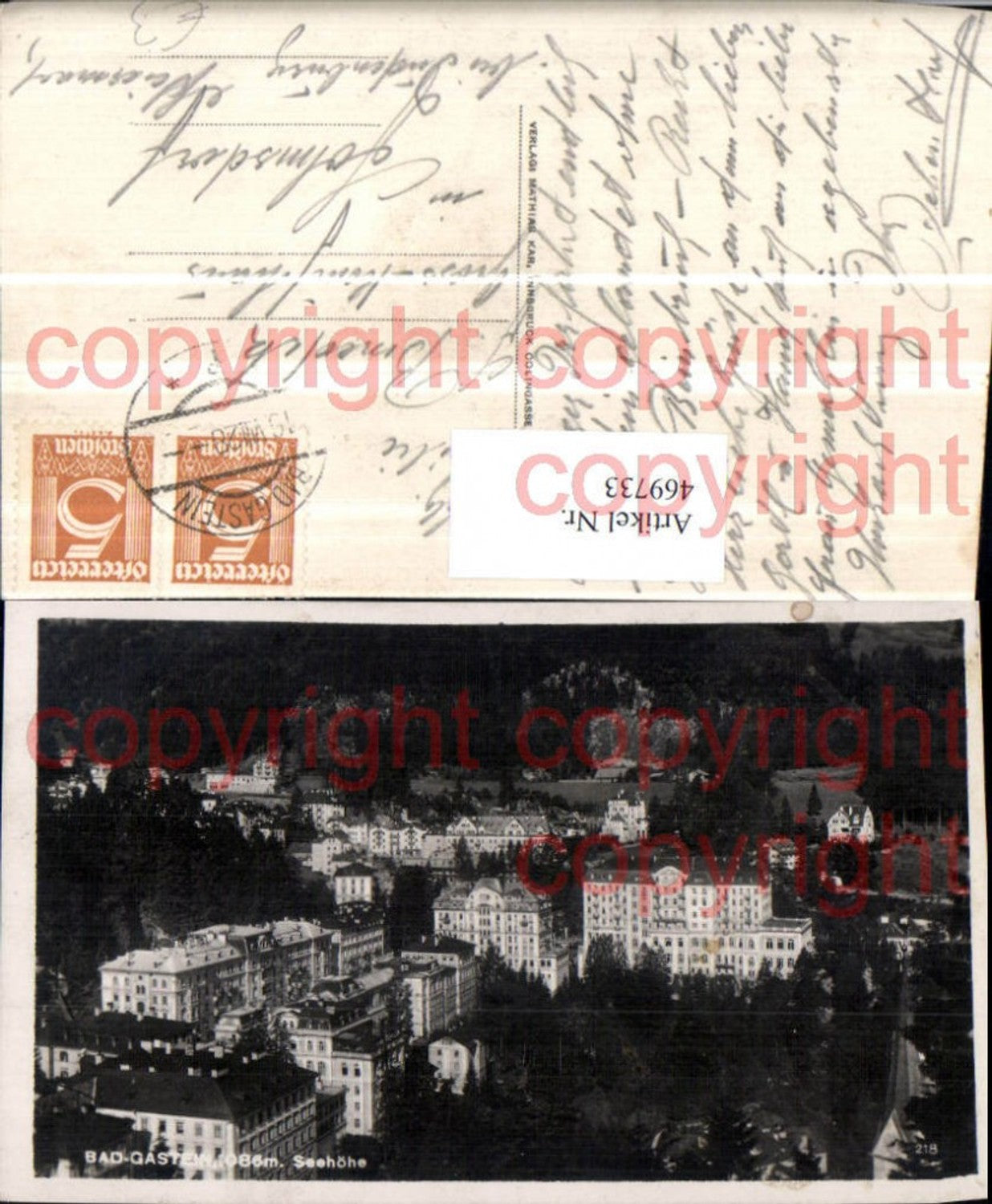 Alte Ansichtskarte – Old Postcard