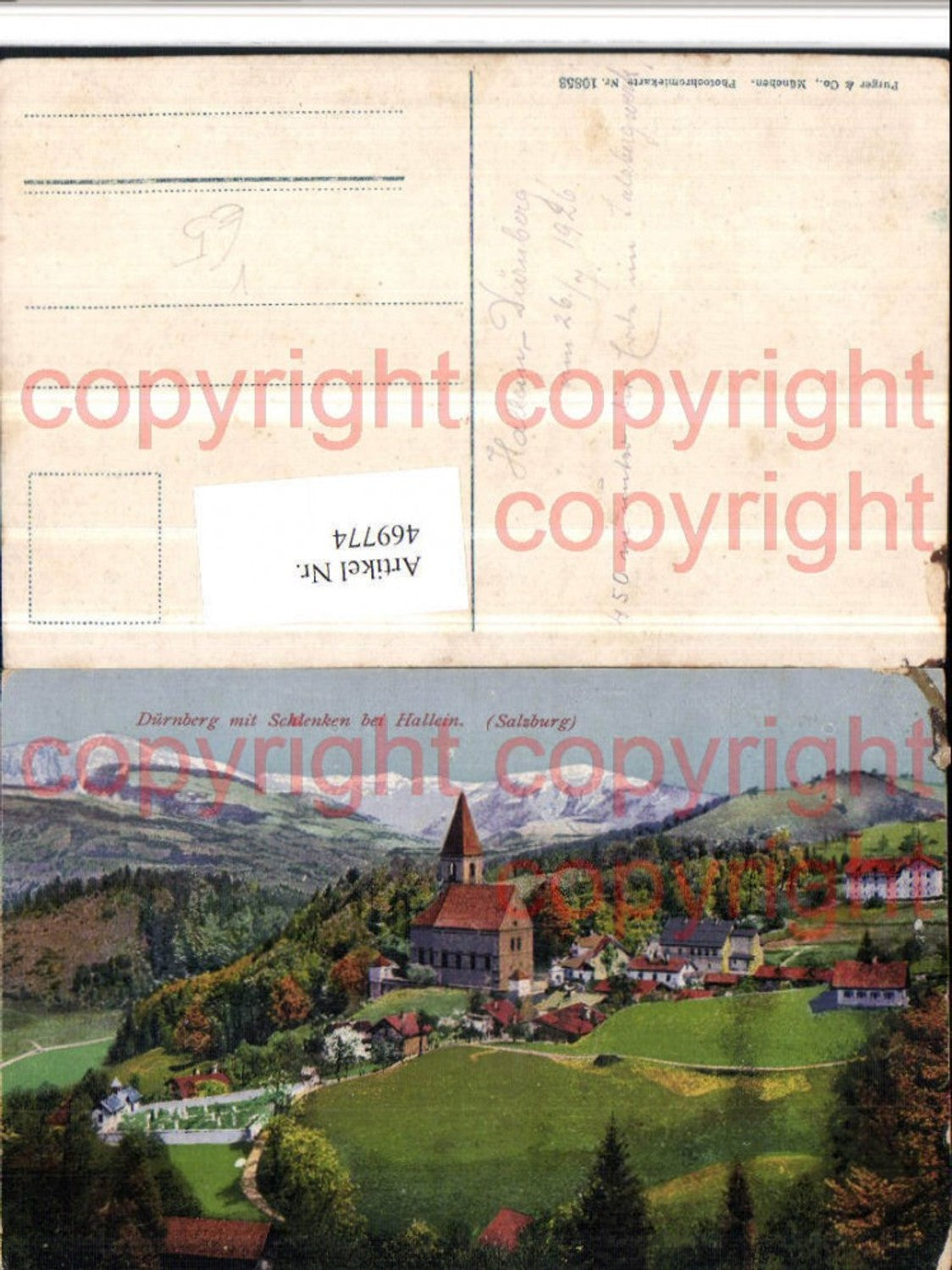 469774, Dürrnberg Totale m. Schlenken b. Hallein pub Purger &amp; Co 10853