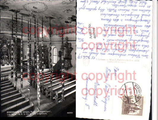 469779,Zederhaus im Lungau Kirche Innenansicht Prangstangen
