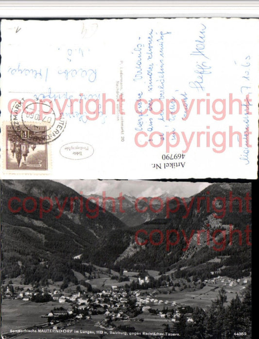 469790,Mauterndorf im Lungau Totale geg. Radstädter Tauern Bergkulisse