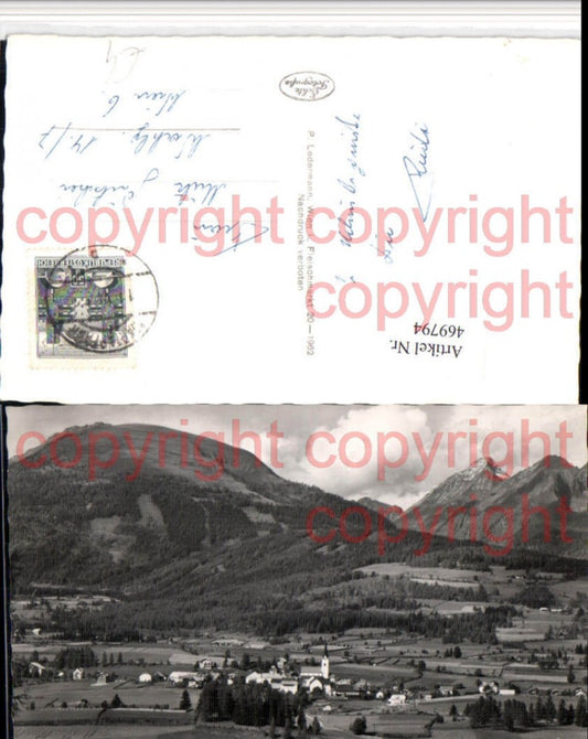 469794,Mariapfarr Totale geg. Granitzl Bergkulisse