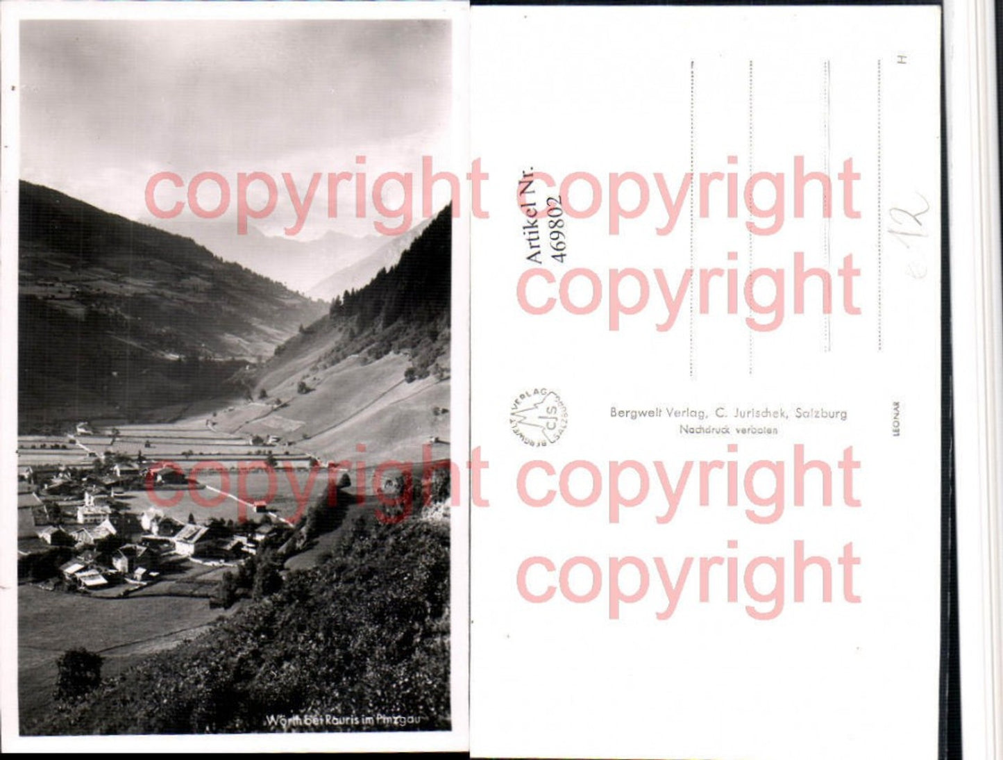 469802,Wörth b. Rauris im Pinzgau Totale