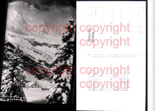 469803,Ammererhof Kolm Saigurn b. Rauris Bergkulisse Winterbild
