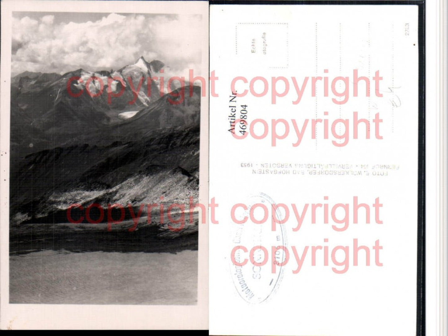 469804,Sonnblick b. Rauris Bergkulisse