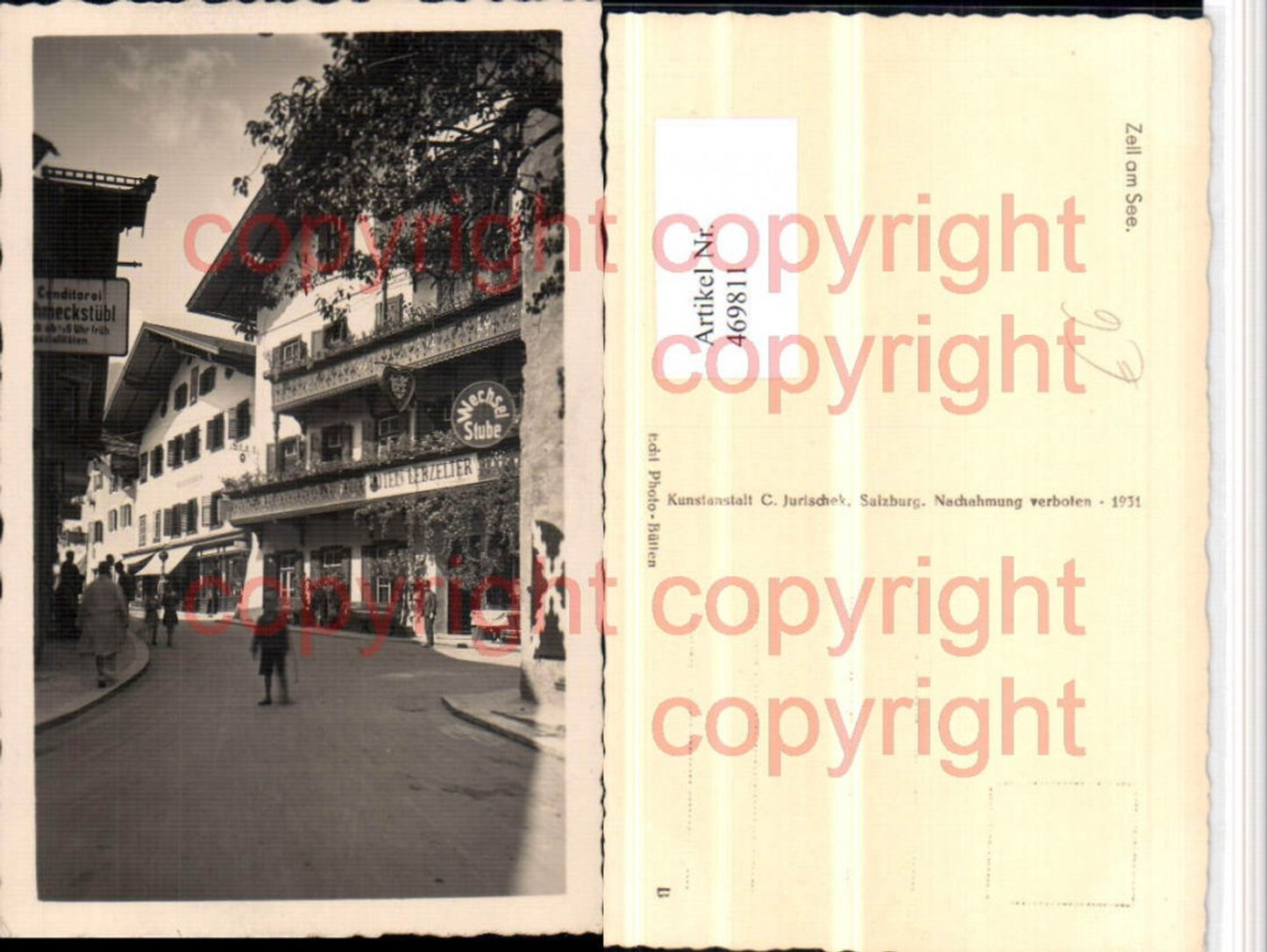 469811,Zell am See Straßenansicht Hotel Lebzelter