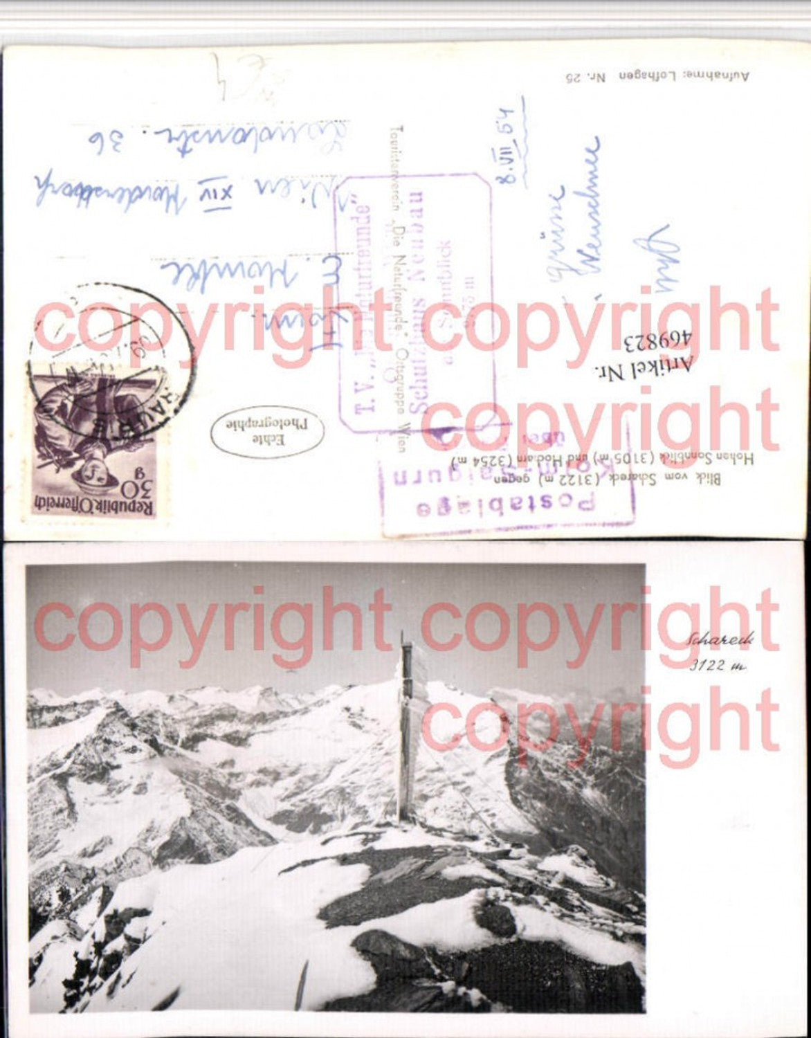 469823,Schareck b. Rauris Bergkulisse Postablage Kolm Saigurn