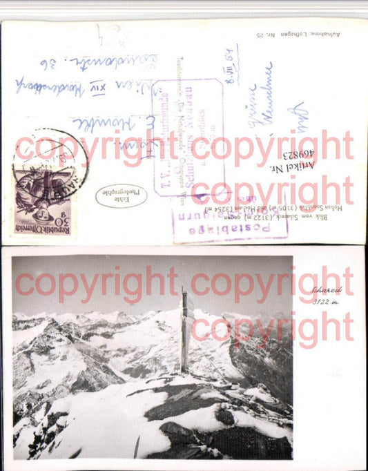 469823,Schareck b. Rauris Bergkulisse Postablage Kolm Saigurn