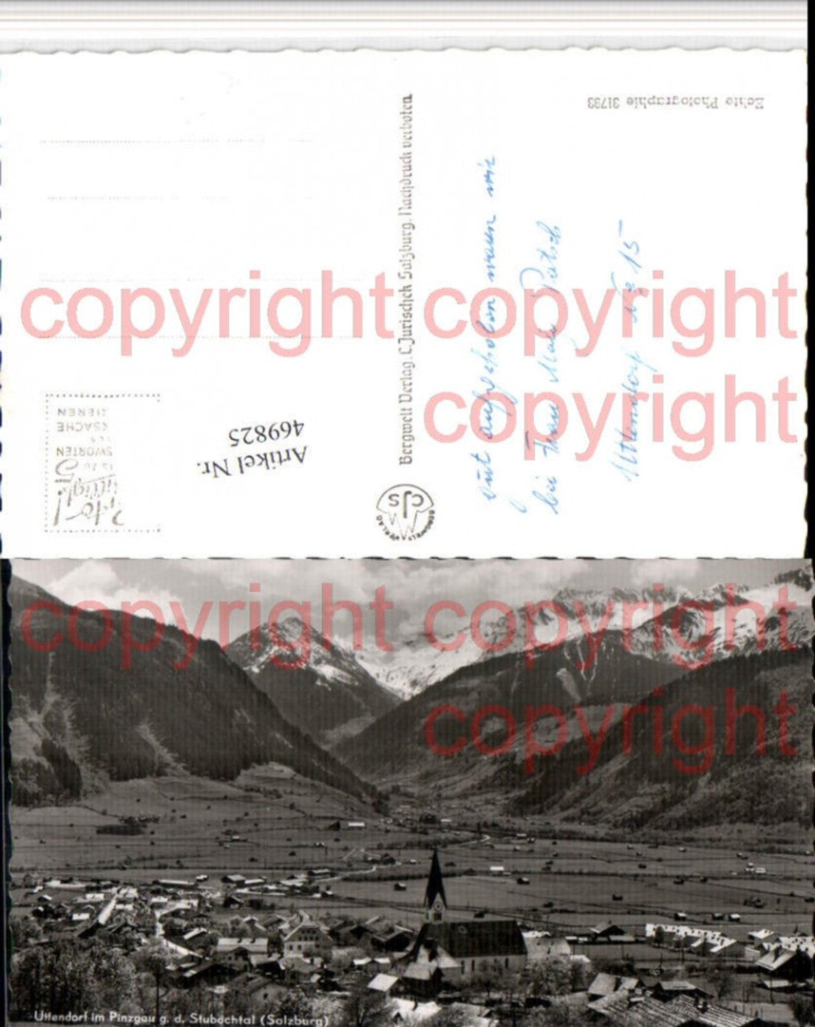 469825,Uttendorf im Pinzgau Totale geg. Stubachtal Bergkulisse