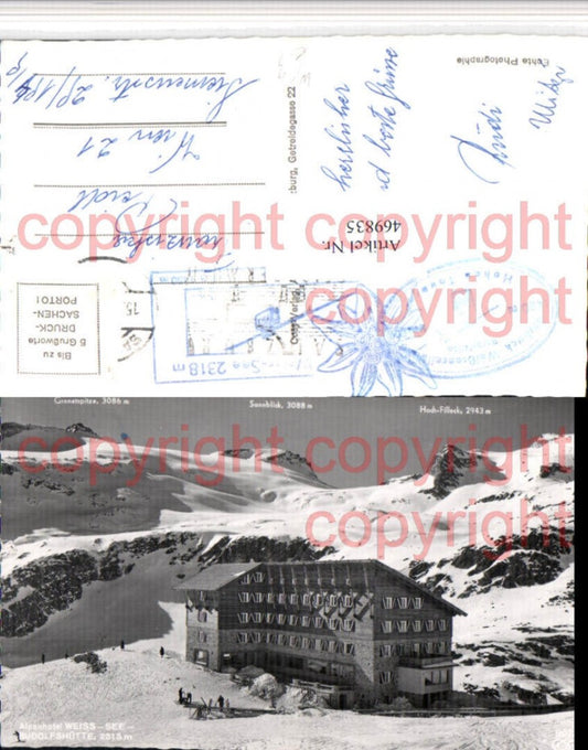 469835,Rudolfshütte Alpenhotel Weißsee b. Uttendorf Bergkulisse